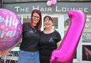 Grace Green and Kelly Styles celebrate the first anniversary of their Stratton salon The Hair Lounge