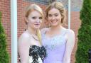Sammie Marsh and Lucy Jenkins at New College's prom at the De Vere Hotel. Picture by Dave Cox