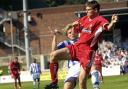 England midfielder James Milner in action whilst on loan at Town