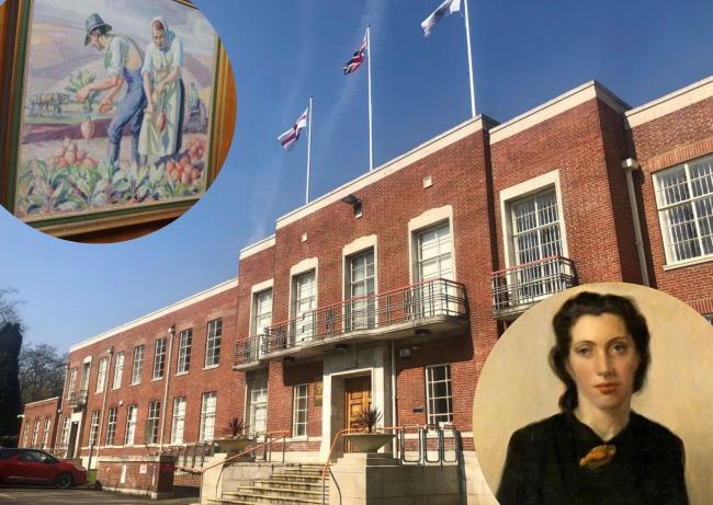The Civic Offices in Euclid Street will be used to display some of the Swindon art and artefacts collection if a report to cabinet next week is approved