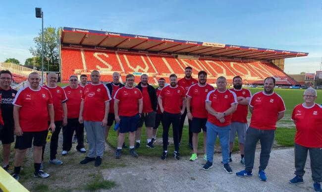 Swindon Town FC Community Foundation's 12-week Football Fans in Training programme has helped hundreds of people achieve their weight loss goals since 2015