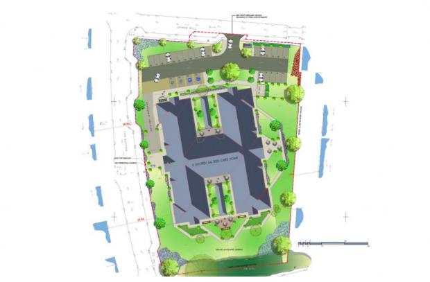 Swindon Advertiser: Proposed site layout plan