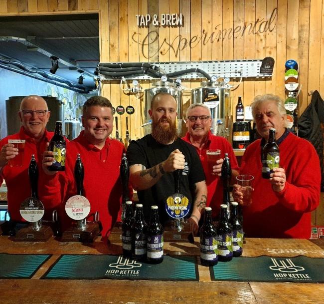 The Hop Kettle and Rotary Club of Swindon Phoenix created a new rotary ale