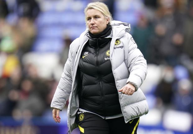 Swindon Advertiser: Chelsea Women manager Emma Hayes. Picture: PA