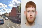 Billy Livingstone was jailed last week after a police pursuit which ended on Northampton Street. Photos: Google Maps/Wiltshire Police.
