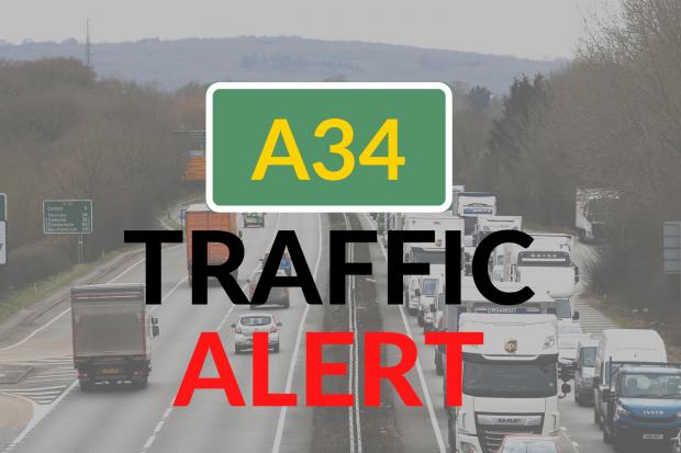 LIVE: Delays on A34 after Peartree going towards Botley