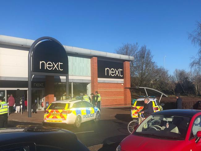 Police called to Next in Greenbridge Retail Park