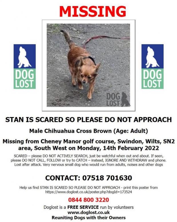 Swindon Advertiser: Missing poster for Stan