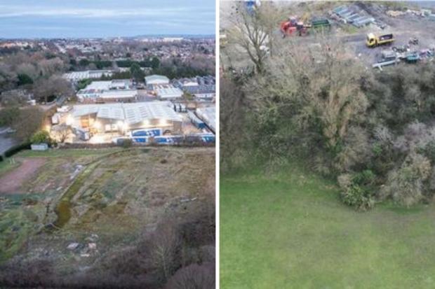 Swindon Advertiser: Stills from Drone SAR's drone footage searching for Stan