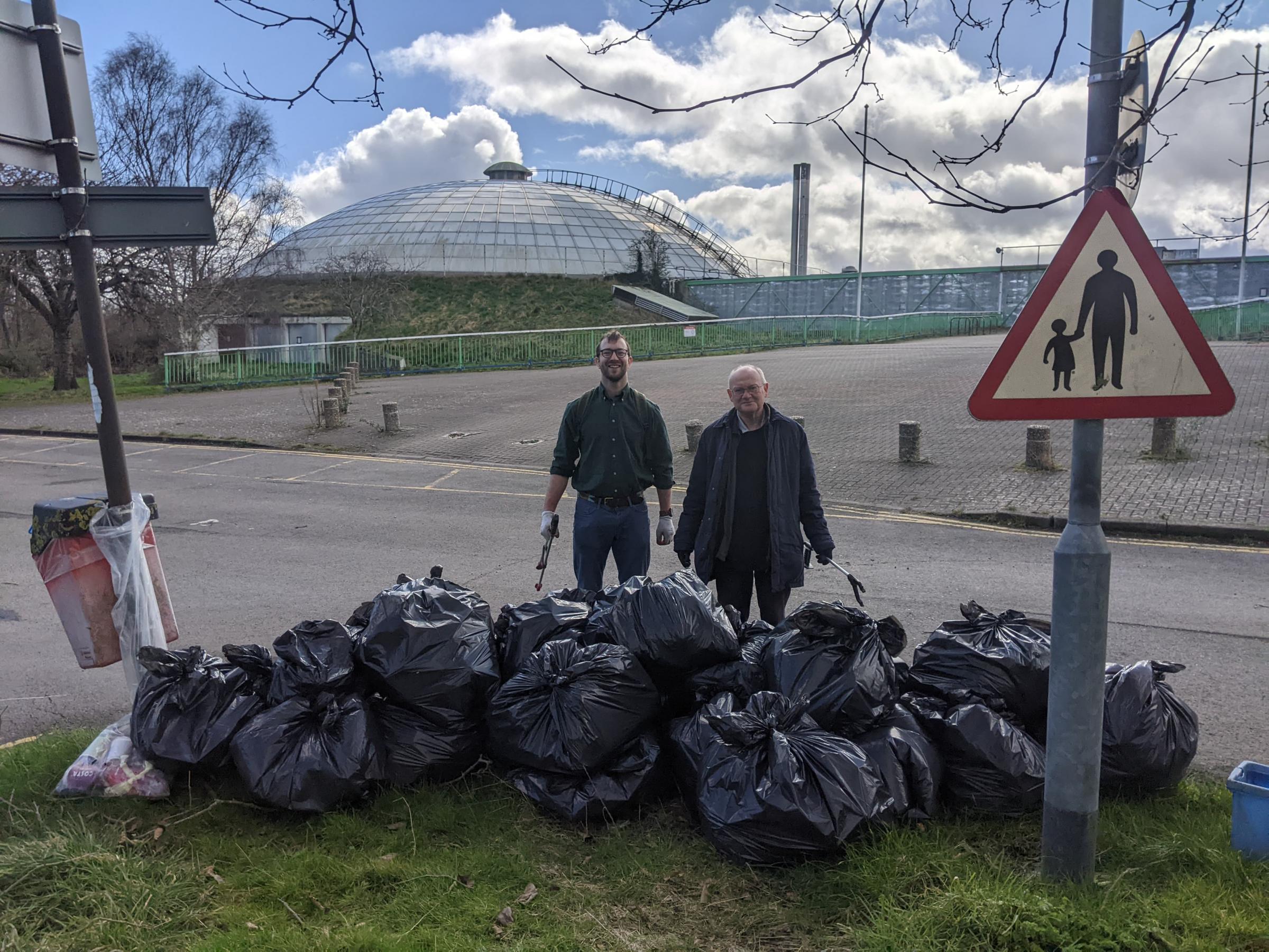 Anger as piles of rubbish collected at abandoned Oasis Leisure Centre - Vimarsana News