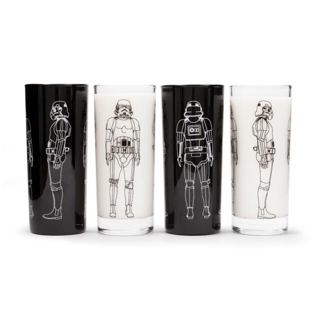 Swindon Advertiser: Star Wars Stormtrooper Set of 4 Glasses (Argos)