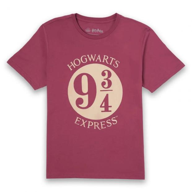 Swindon Advertiser: Harry Potter Platform Burgundy T-Shirt (IWOOT)