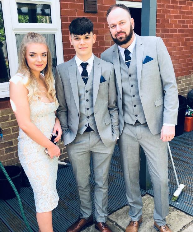 Swindon Advertiser: Paul with children Lauryn and Liam