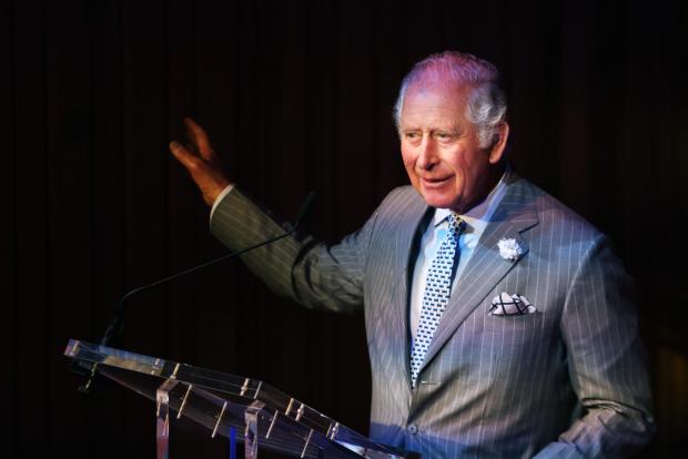 Swindon Advertiser: Prince Charles addresses Trinity College at the new Levine Building auditorium. 