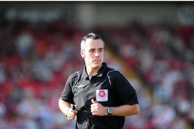 Seb Stockbridge is a former National League referee but now regularly officiates EFL matches         Photo: Chris Vaughan/Lincolnshire Echo