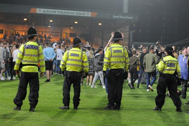 Police launch investigation after Town players attacked at end of play-off game