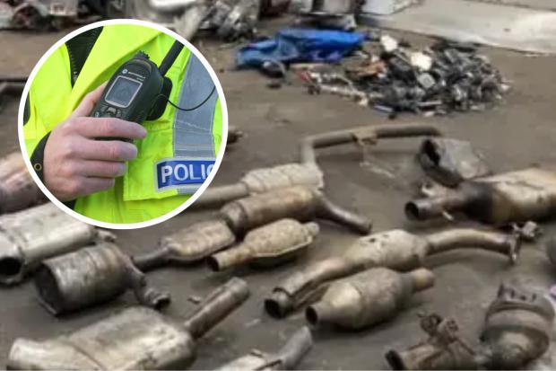 Police issue warning to motorists after spate of catalytic converter thefts