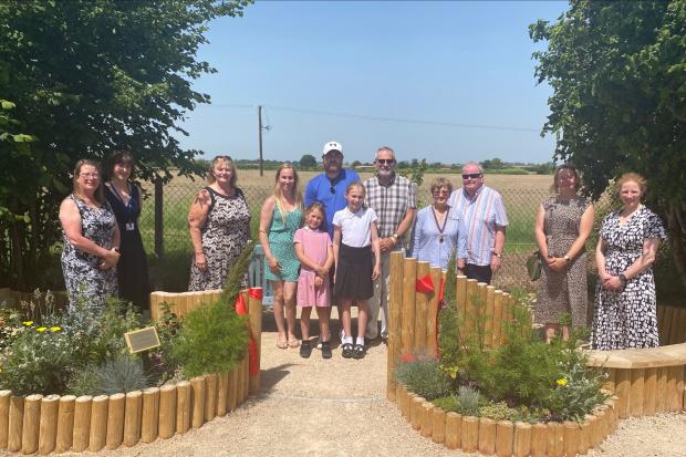 Representatives from Malmesbury Area Community Trust and RWB Rotary Club were in attendance along with the school’s pupils and staff at the garden's opening.