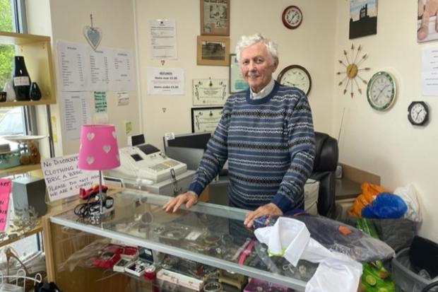 Peter Mallinson has volunteered at Walcot Community Shop for the past 15 years