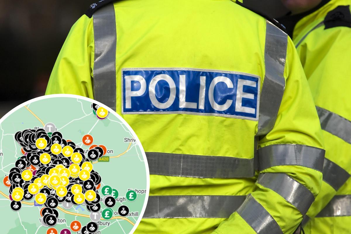 Crime map reveals the most crime-prone areas in Swindon