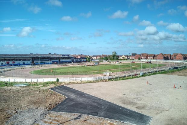 Swindon Robins' Abbey Stadium with part of the renovation work completed Photo: Jonny Whitworth