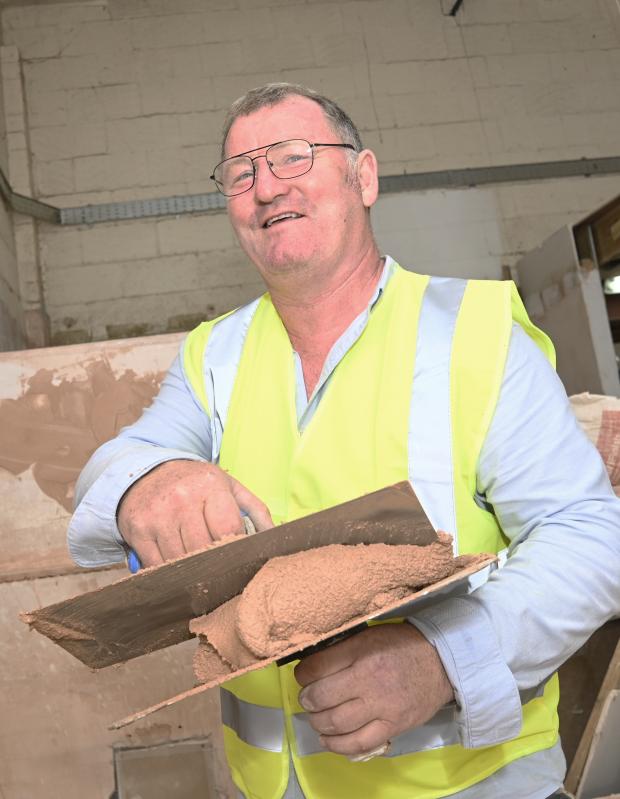Swindon Advertiser: Jimmy Hyslop of Athena Plastering. Picture: DAVE COX