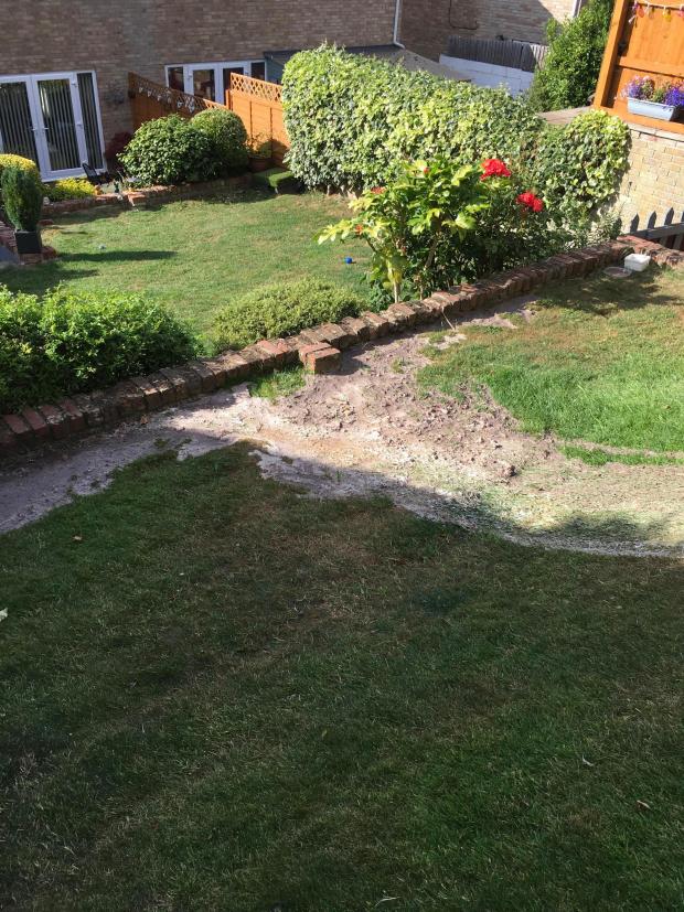 Swindon Advertiser: Shaun's garden filling up with excrement