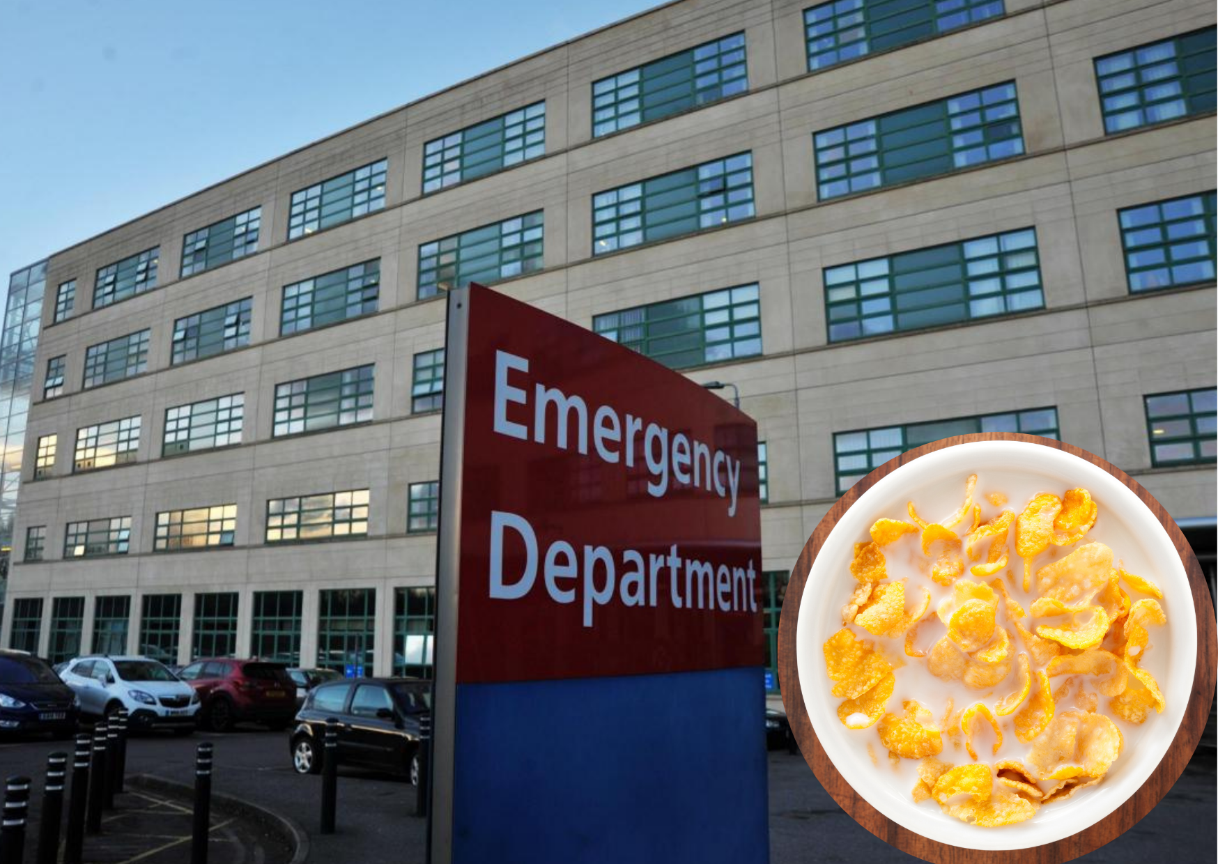 GWH criticised after A&E patient given bowl of cereal for dinner - Vimarsana News
