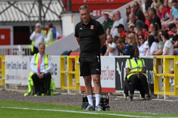 Swindon Town head coach Scott Lindsey says his team is creating enough chances to score and will do so soon            Photo: Rob Noyes