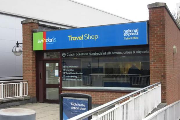 Town centre bus travel shop closing permanently