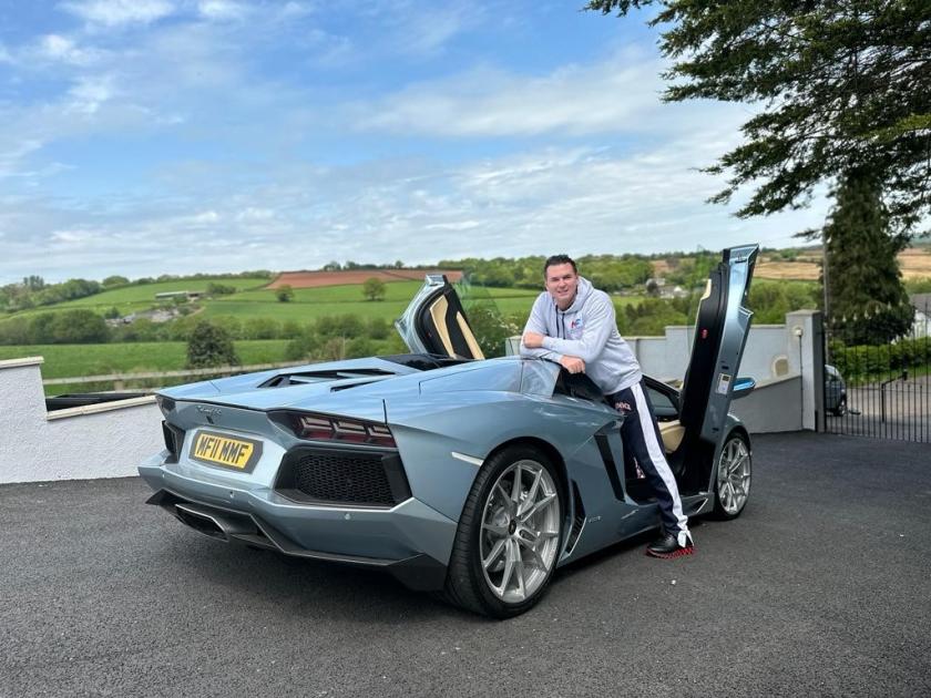 Swindon celeb Matt Fiddes hits back at trolls over new Lamborghini
