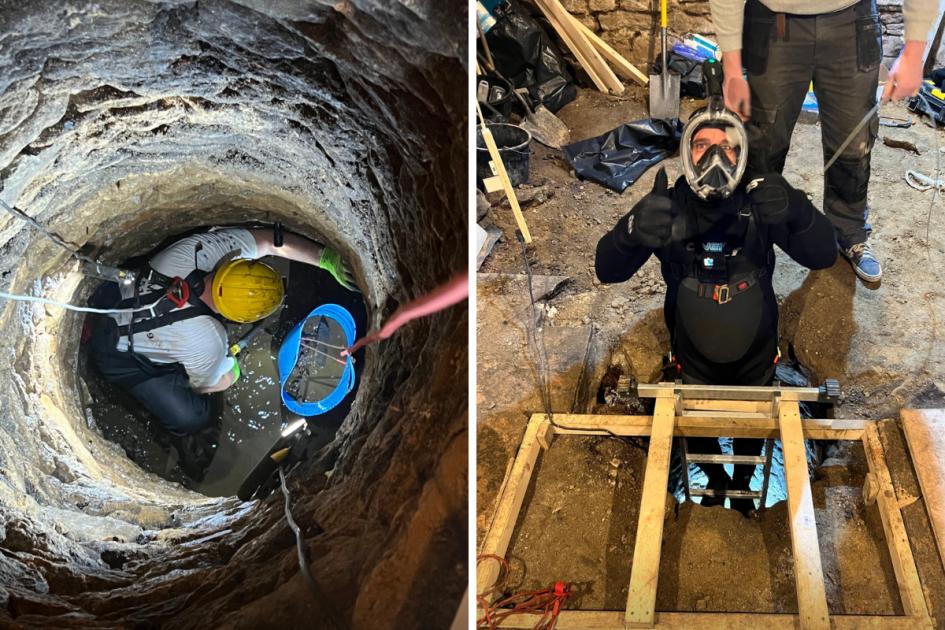 Builders find 'Malmesbury's oldest well' during house renovation