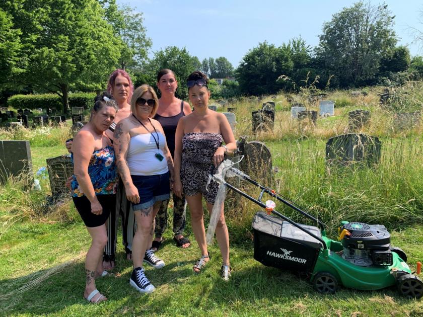 Swindon cemetery ‘like a horror movie’ as grass grows a foot high