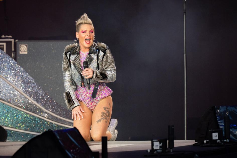 Pink ‘honoured and happy’ at second Hyde Park show