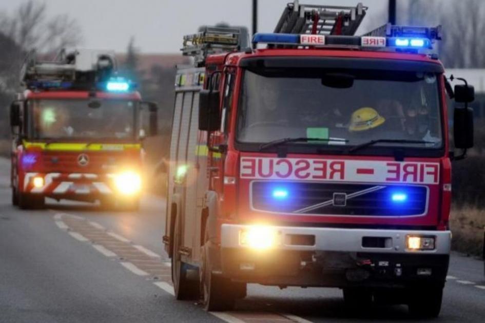 Royal Wootton Bassett: Swindon Road closed due to fire 