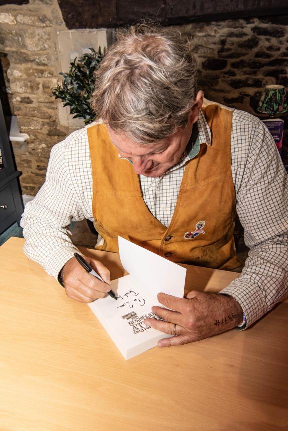 Swindon Advertiser: Charlie P. Brooks at the book signing Swindon Advertiser: Charlie P. Brooks at the book signing