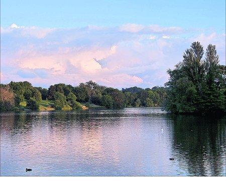 Swindon Advertiser's readers get snap happy when they are out and about.
 Sunset at Coate Water
Picture: Adrian Roberts