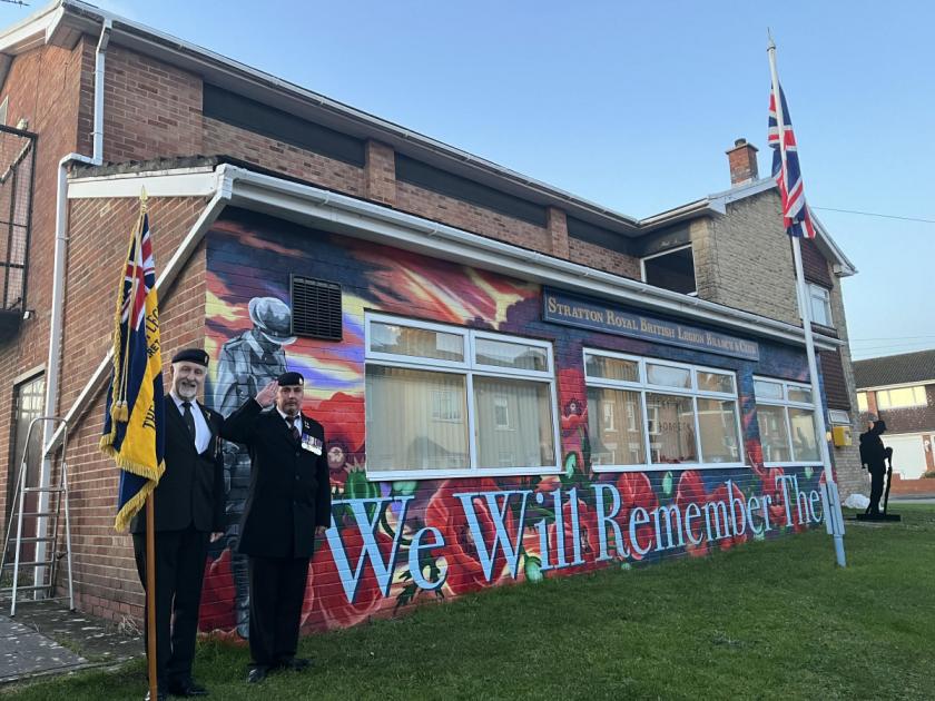 Remembrance Day mural unveiled by Swindon artist 