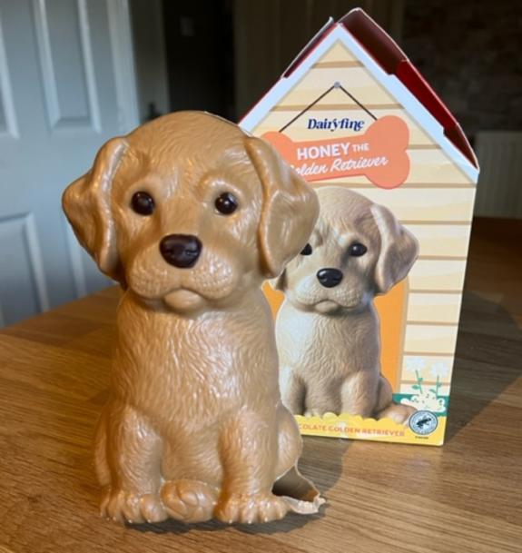 Swindon Advertiser: I think this chocolate dog is a good Cadbury Caramilk dupe Swindon Advertiser: I think this chocolate dog is a good Cadbury Caramilk dupe