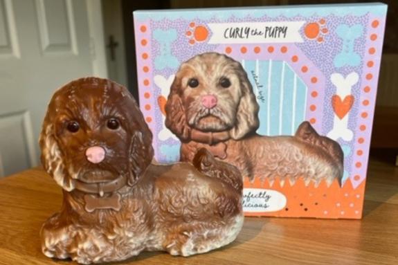 Swindon Advertiser: M&S is selling some chocolate dogs this Easter including Curly the Puppy Swindon Advertiser: M&S is selling some chocolate dogs this Easter including Curly the Puppy