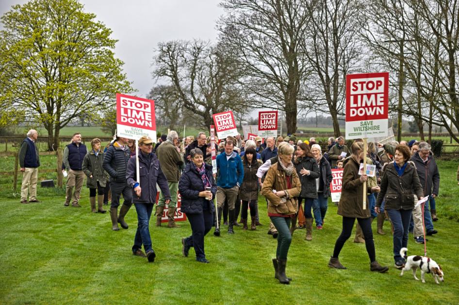 Lime Down Solar Park plans in Wiltshire spark angry protests 