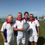 Victorious Royal Wootton Bassett British Isles men’s senior fours winners: left to right  Alan Small, Graham Richards, Kevin Embling and Dave Snell (skip)