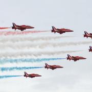 The Red Arrows will perform at all three days of the Air Tattoo