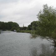 Emergency services have been searching the water near Lechlade on Thames amid reports of a missing teenage boy.