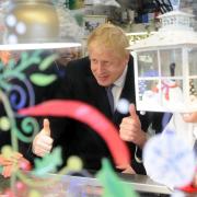 Boris Johnson makes whirlwind visit to Salisbury