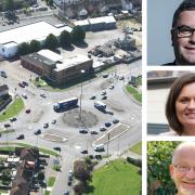 South Swindon candidates Robert Buckland, Sarah Church and Stan Pajak