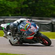 Fraser Rogers during the third British Superbikes National Superstock testing session at Oulton Park                   Photo: Camipix Photography