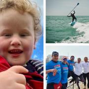 Paddleboarders have raised funds for young Felix