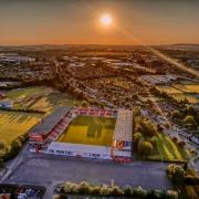 Karl Webb was up early to catch this spectacular sunrise over the County Ground