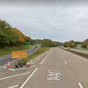 The A417 will be closed at the A429 junction overnight for two weeks. Picture: Google Streetview